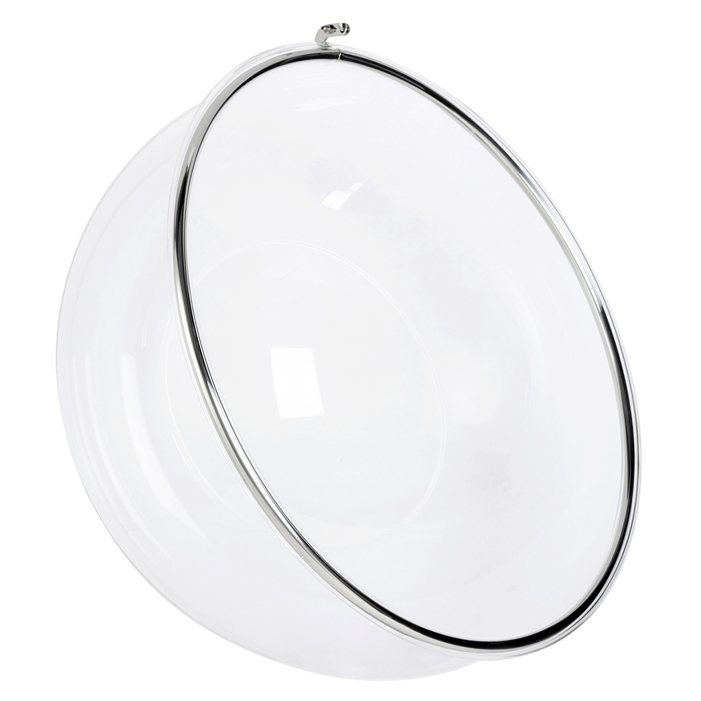 Fotoliu Bubble 115x100x295 cm, Acril Gri Deschis - King Home [3]