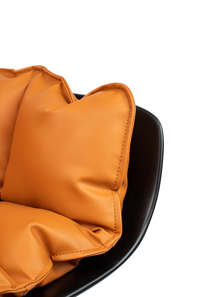 Scaun Shiba 62x60x82,5 cm, Maro, Negru - King Home [10]