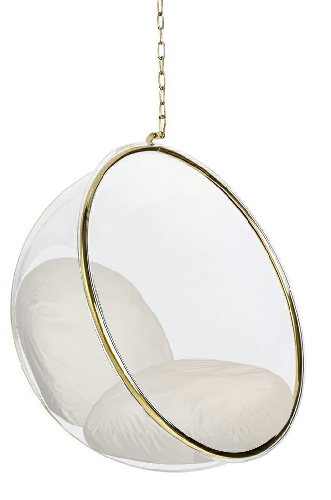 Produse - Fotoliu Bubble Gold Velvet 115x100x295 cm, Acril - King Home