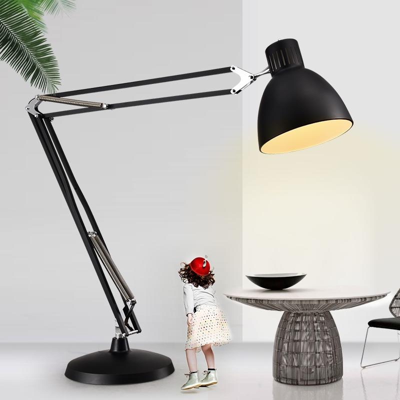 Lampadar Gigant 235x75x210 cm, Metal Negru Satinat - Moosee [2]