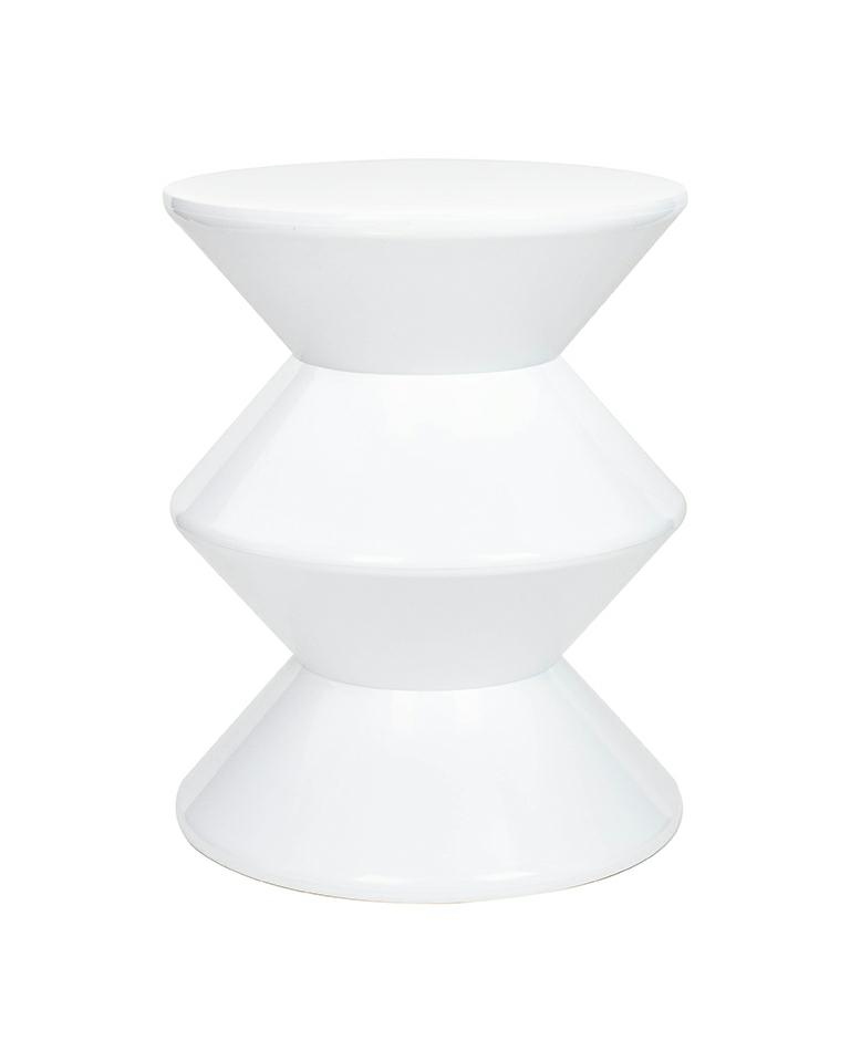 Produse - Măsuță Turn 35x35x45 cm, Polipropilenă Alb - King Home