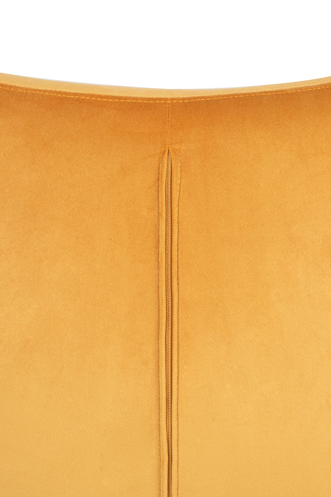Fotoliu Egg Szeroki Velvet 80x70x110 cm, Metal Muștar - King Home [5]