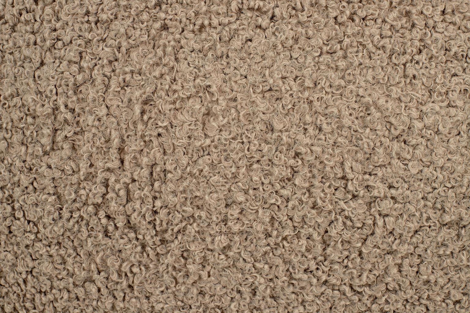 Fotoliu Plush Teddy 80x102x91 cm, 95% Poliester și 5% Acril Bej Închis - King Home [14]