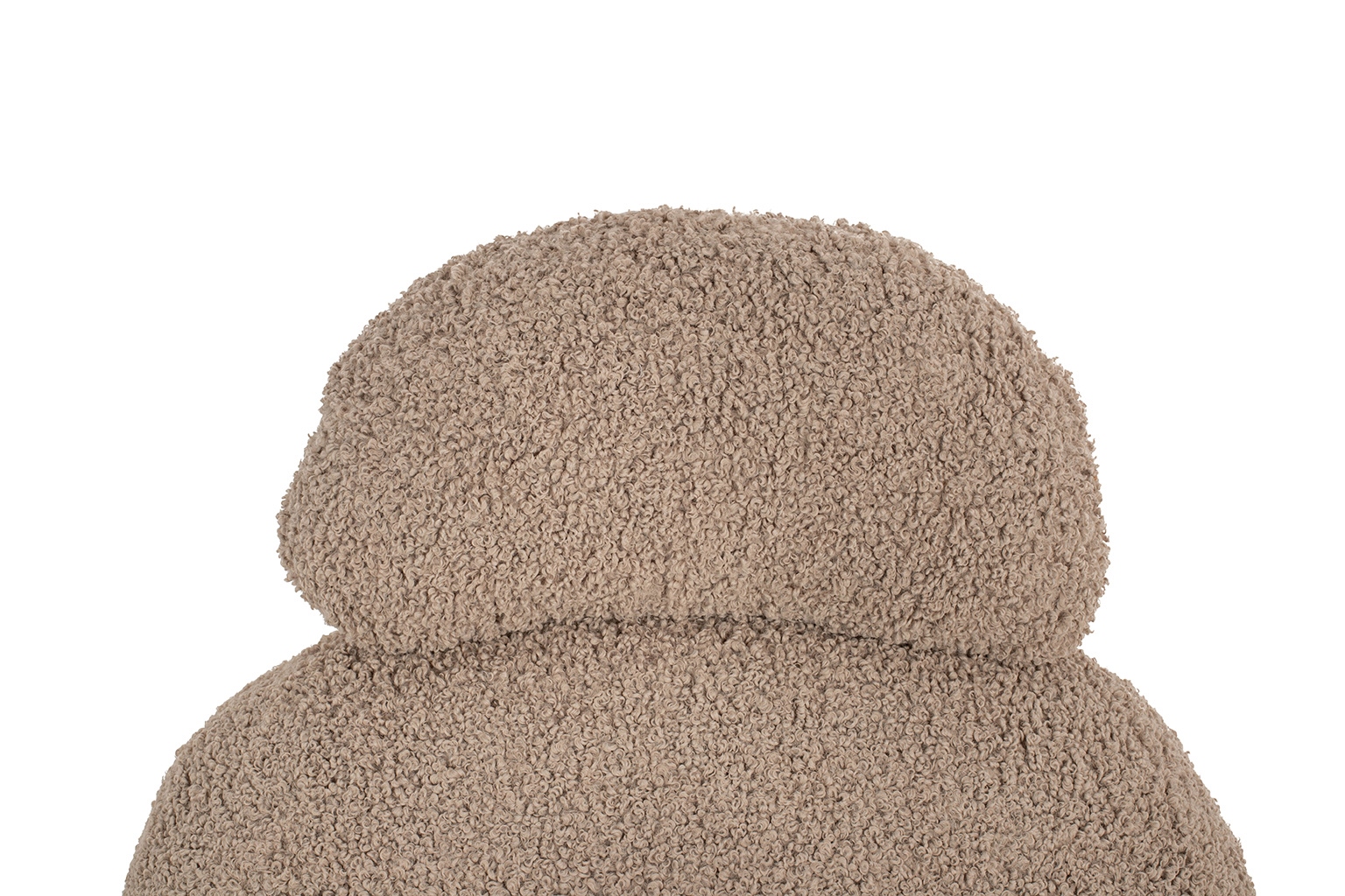 Fotoliu Plush Teddy 80x102x91 cm, 95% Poliester și 5% Acril Bej Închis - King Home [6]