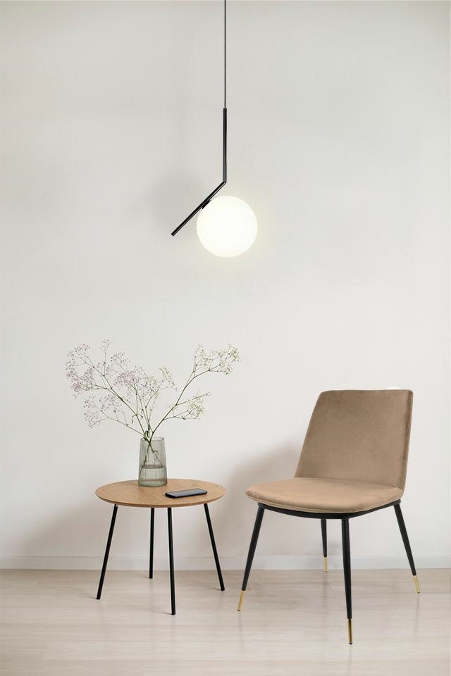 Scaun Diego 50x58x82 cm, Catifea Satinat - King Home [11]