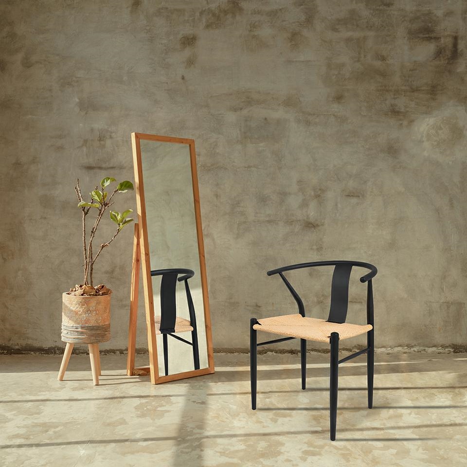 Scaun Wishbone 55x50x75 cm, Negru - King Home [10]