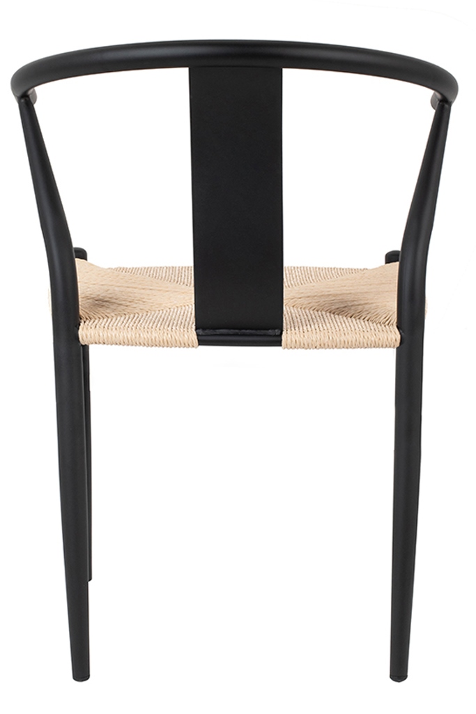 Scaun Wishbone 55x50x75 cm, Negru - King Home [4]