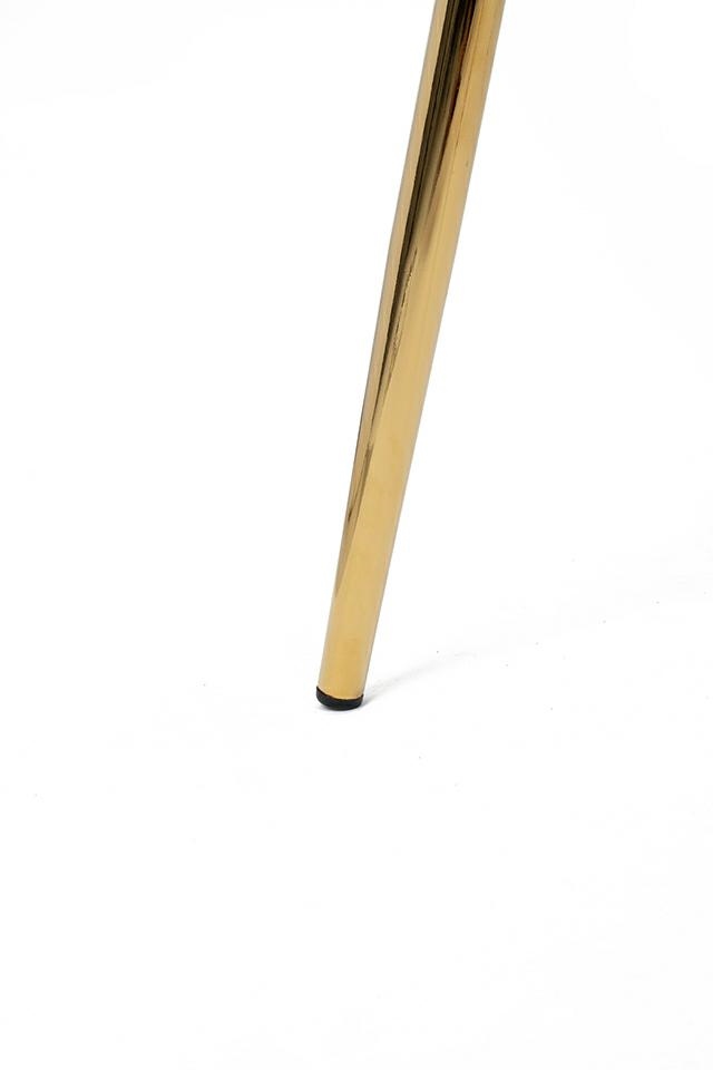 Scaun Delta 58x54x76 cm, Catifea și Metal Bej - King Home [7]