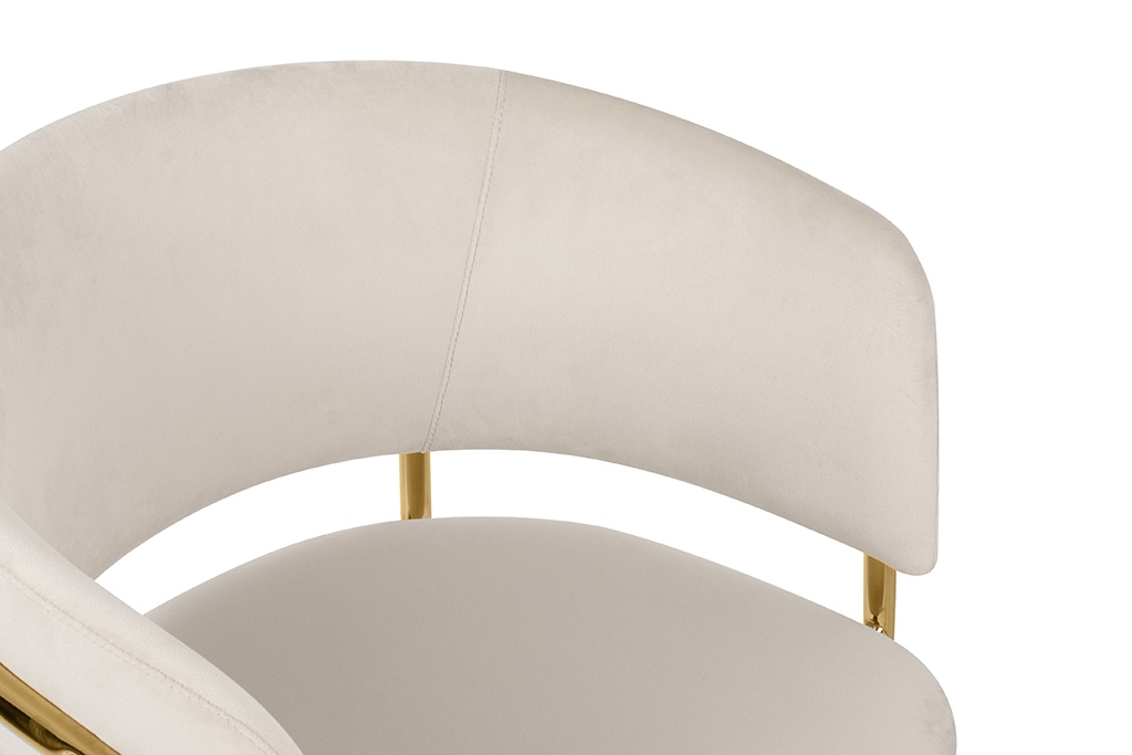 Scaun de Bar Delta 65 58x56x92 cm, Bej - King Home [4]