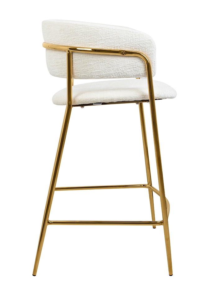 Scaun de Bar Delta 65 58x56x92 cm, Alb - King Home [2]
