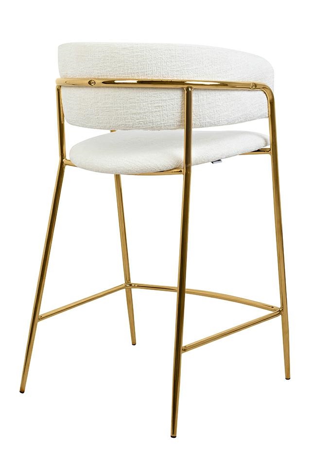 Scaun de Bar Delta 65 58x56x92 cm, Alb - King Home [3]