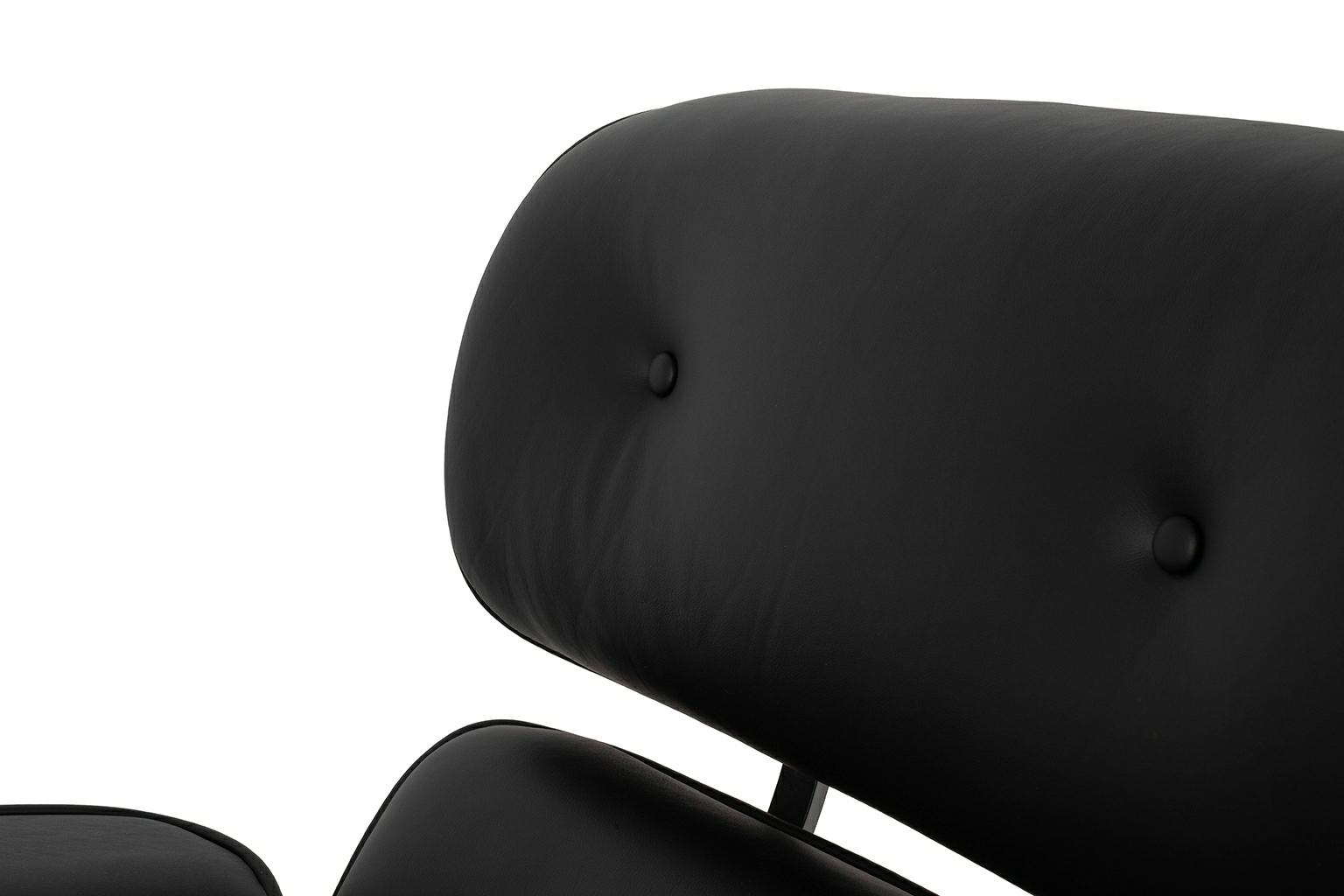 Fotoliu Lounge Hm 85x82x84 cm, Placaj Furniruit cu Lemn de Frasin Negru Mat - King Home [8]