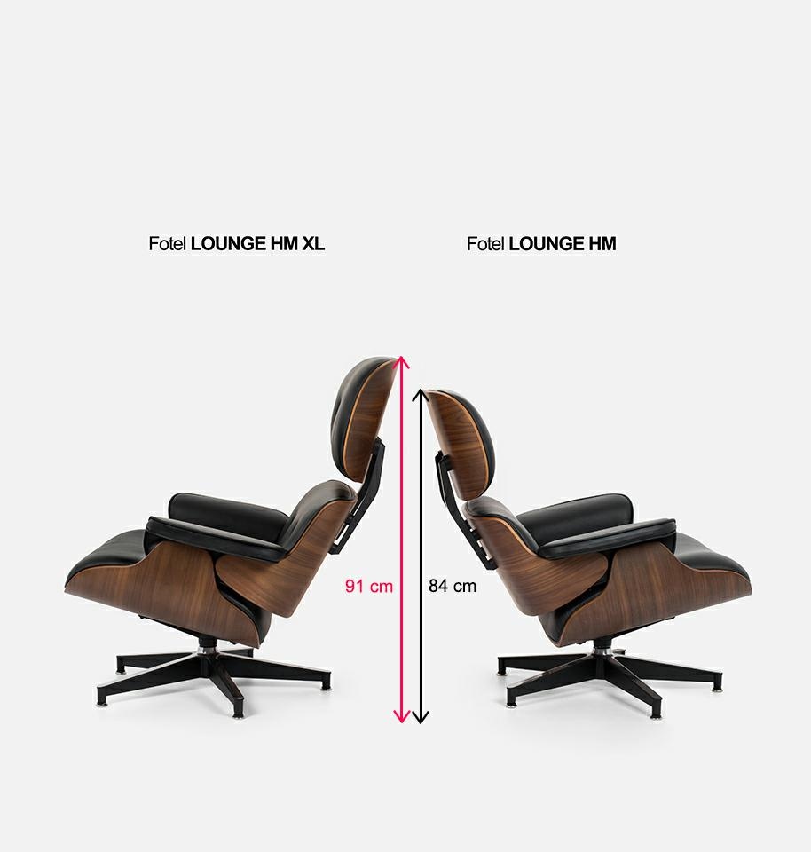 Fotoliu Lounge Hm Xl 84,5x81x91 cm, Negru - King Home [7]