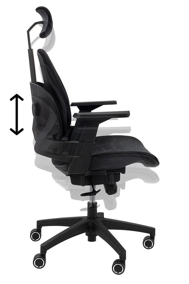 Scaun de Birou Ventiler, Negru - King home [3]