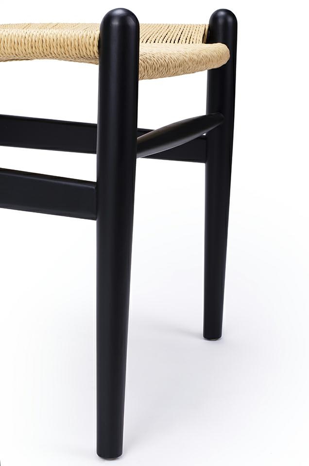 Scaun Wishbone 56x55x72 cm, Lemn de Fag Negru - King Home [11]