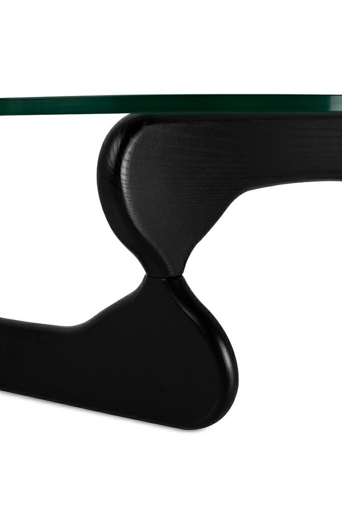 Măsuță de Cafea Stable Black 126x90x36,5 cm, Sticlă Negru - King Home [5]