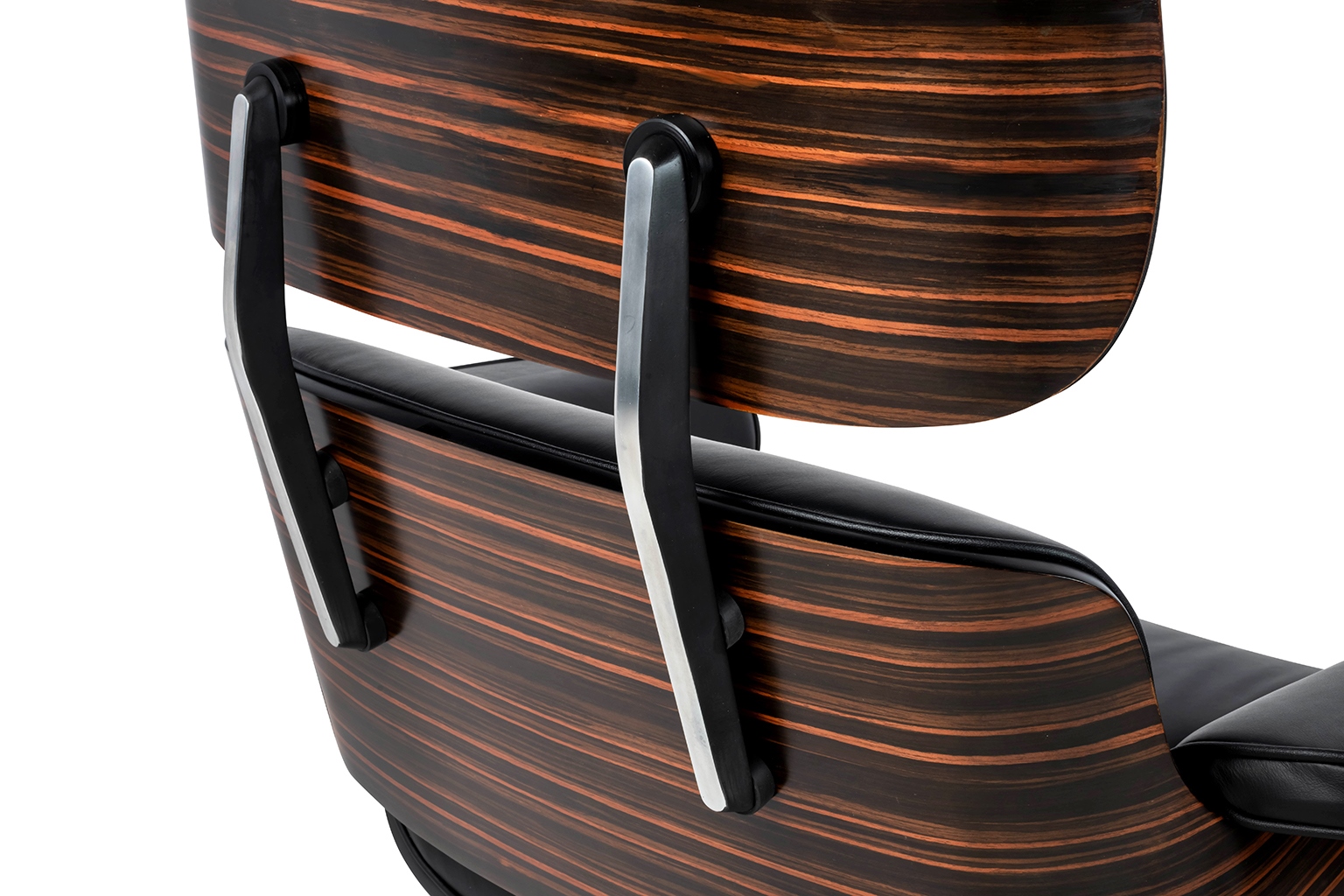 Fotoliu Lounge Hm 85x82x84 cm, Piele Italiană Naturală Negru Vopsit Prin Pulbere În Culoarea Negru Mat - King Home [5]