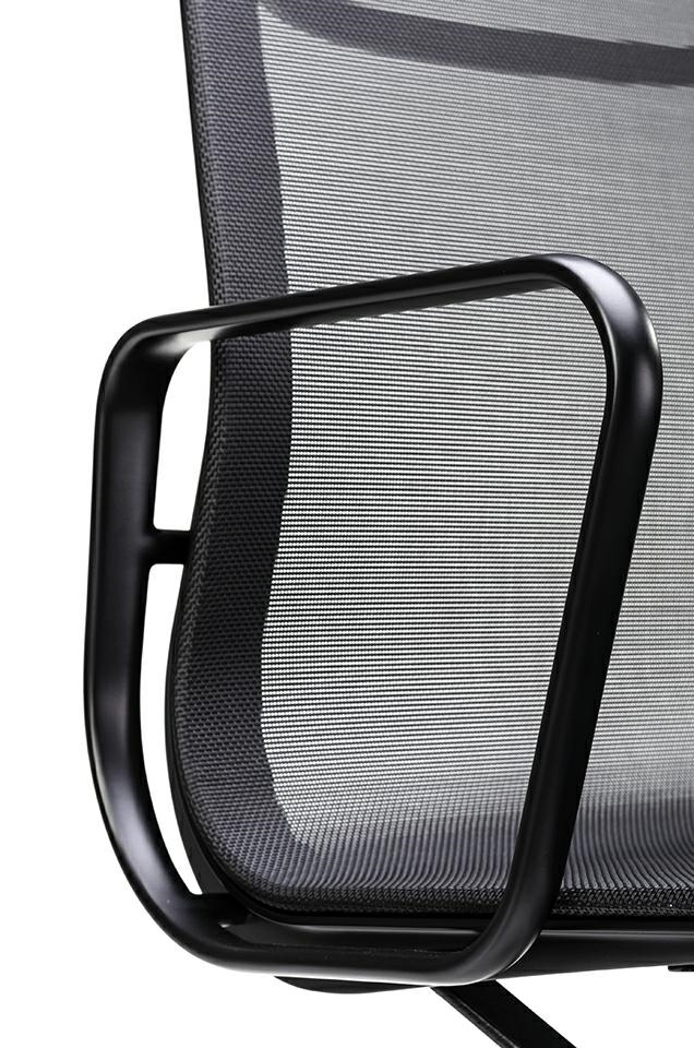 Scaun de Birou Aeron Premium, Aluminiu Negru Satinat - King Home [5]