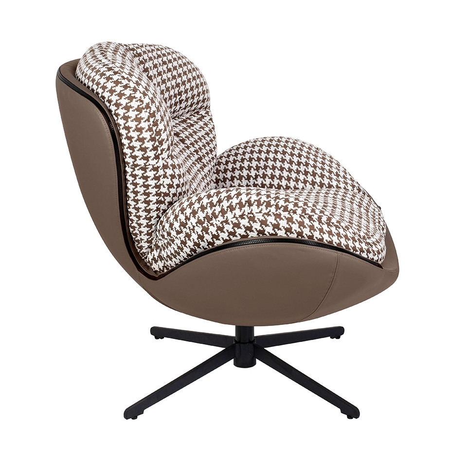 Fotoliu Hippo 97x95x90 cm, Maro - King Home [2]