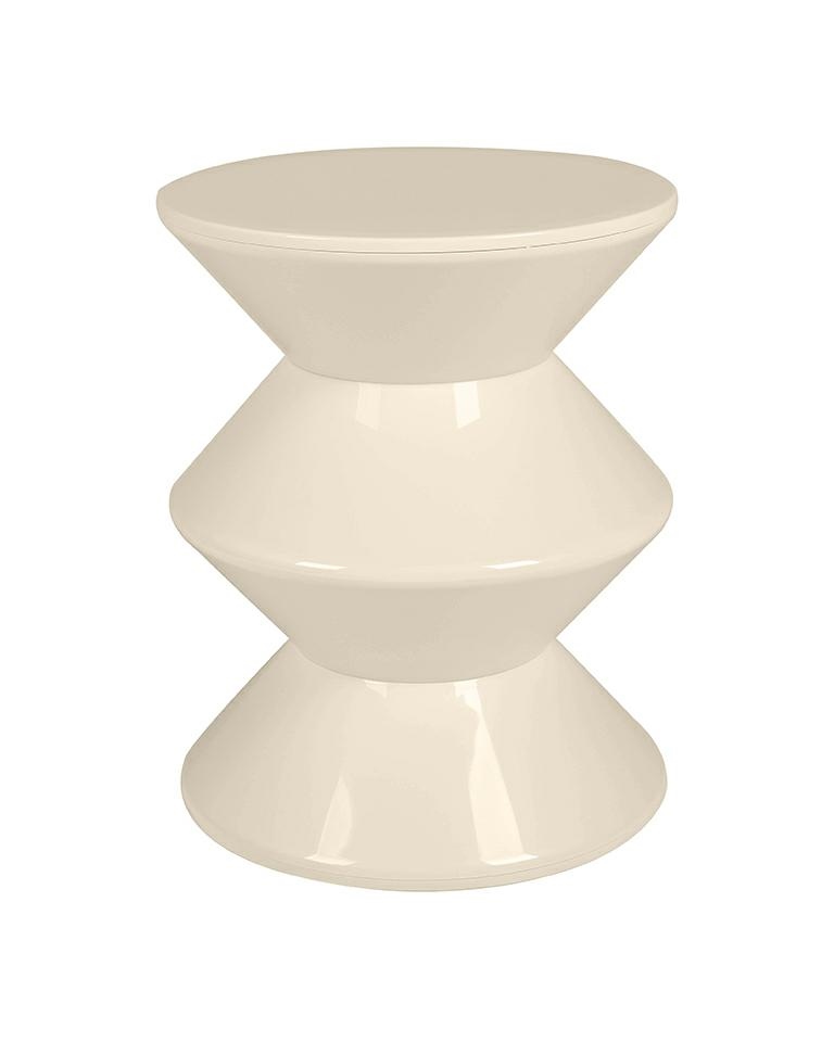 Produse - Măsuță Turn 35x35x45 cm, Polipropilenă Bej - King Home