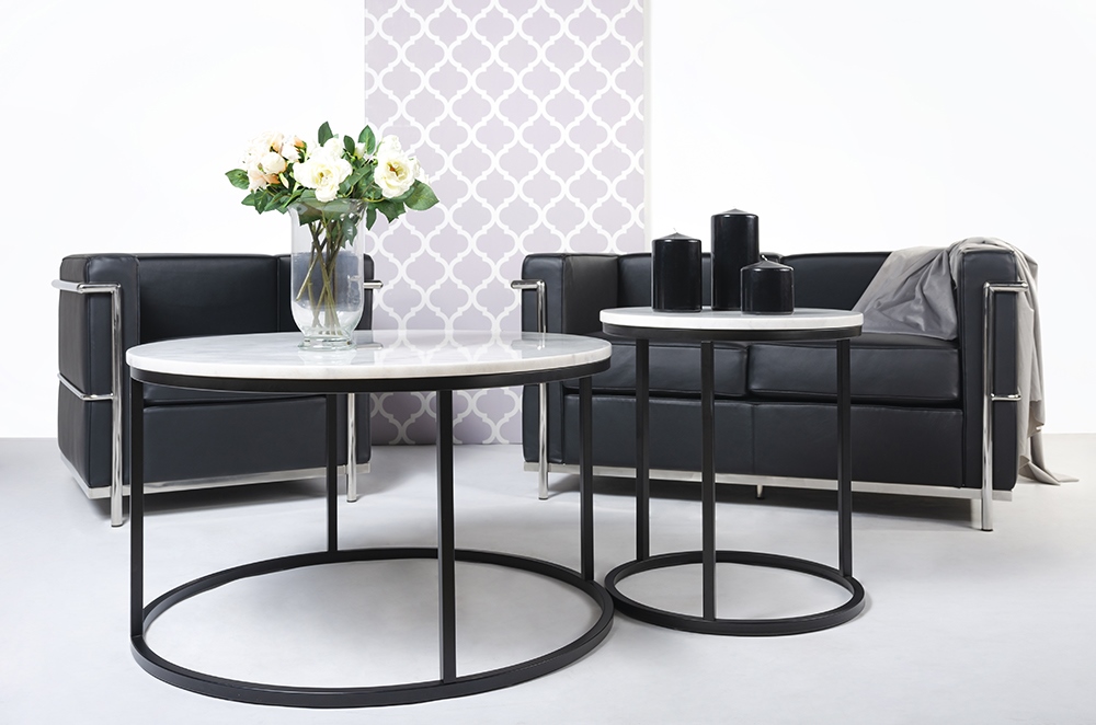 Canapea Soft Lc2 130x70x70 cm, Piele Naturală Italiană Negru - King Home [4]