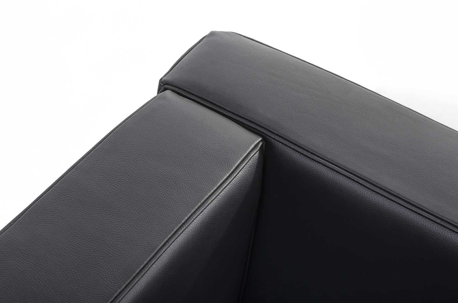 Canapea Soft Lc2 180x70x70 cm, Metal Negru - King Home [3]