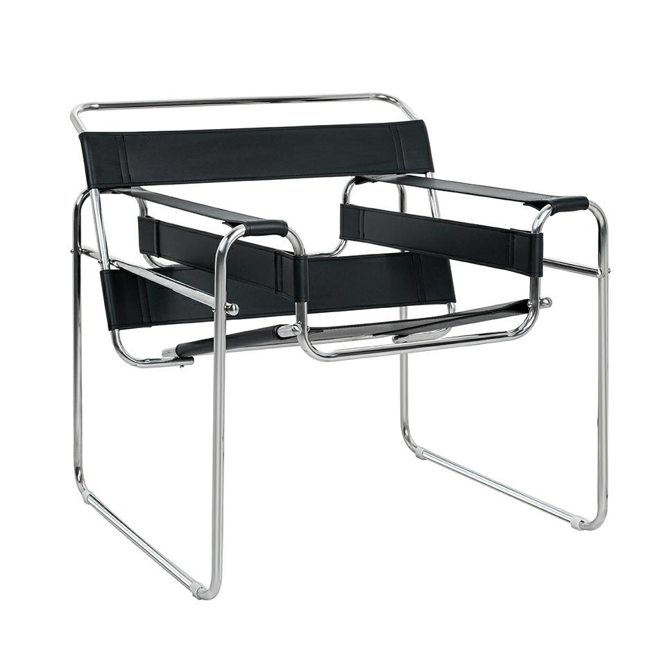 Fotoliu Ivan 83x77x79,5 cm, Piele Ecologică Negru - King Home [1]