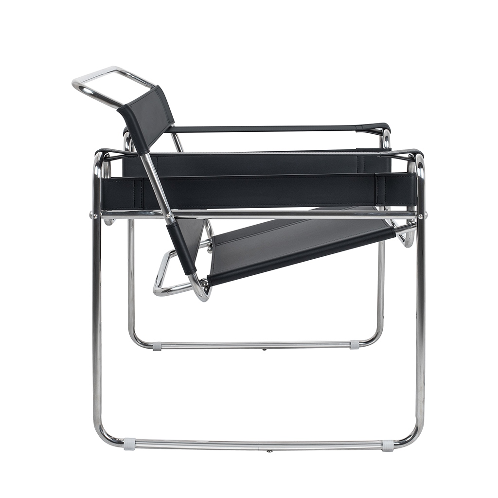 Fotoliu Ivan 83x77x79,5 cm, Piele Ecologică Negru - King Home [3]