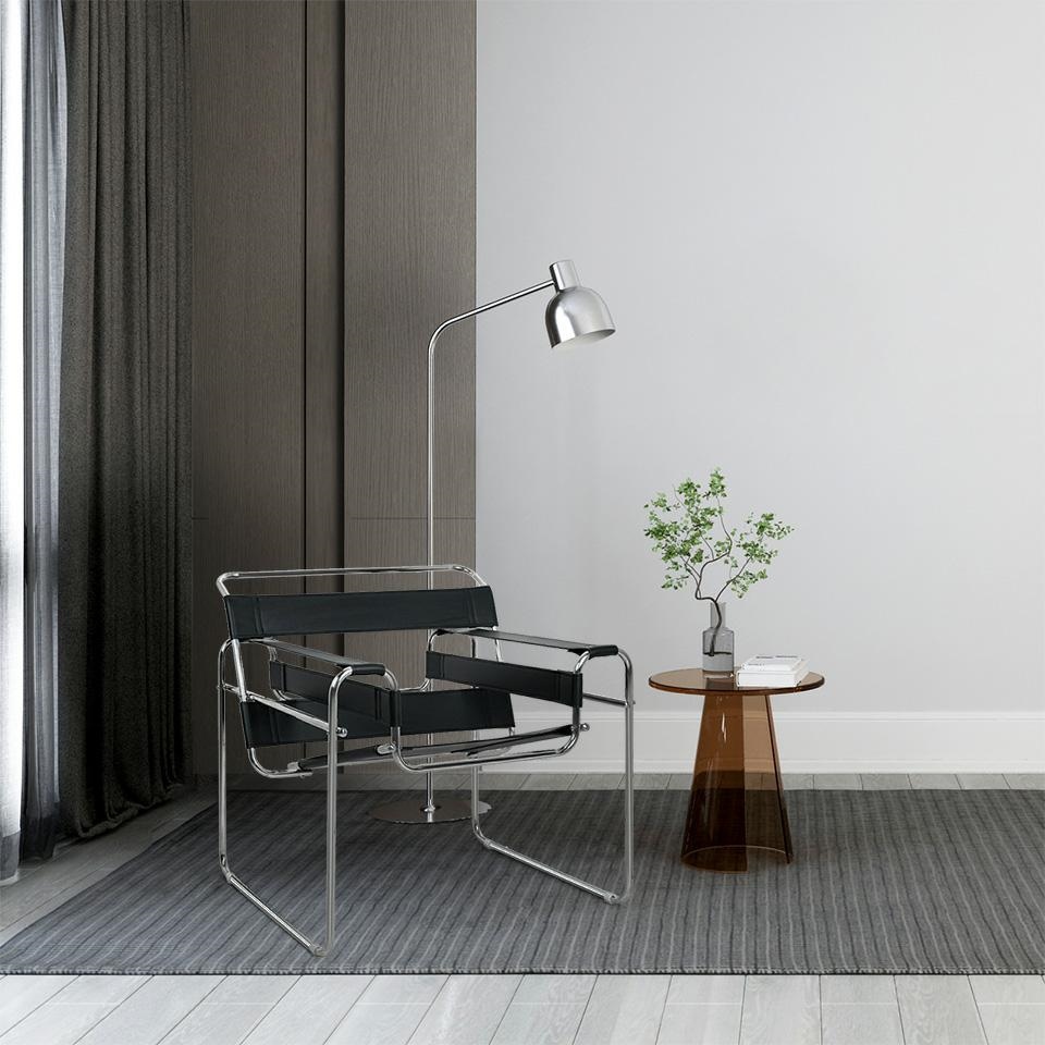 Fotoliu Ivan 83x77x79,5 cm, Piele Ecologică Negru - King Home [11]
