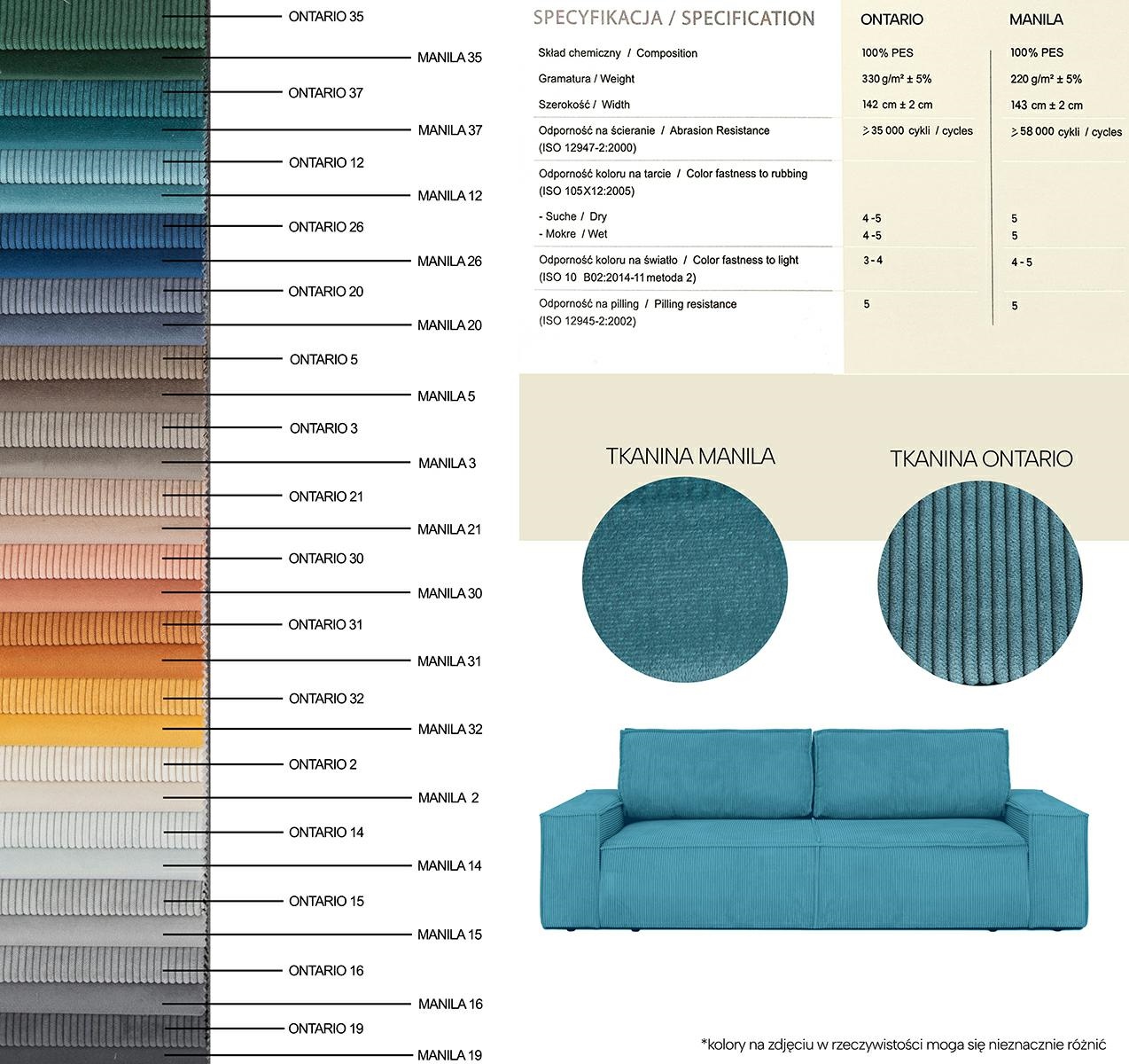 Canapea Pillow 255x102x90 cm, Arc Ondulat Poso 39 - King Home [16]