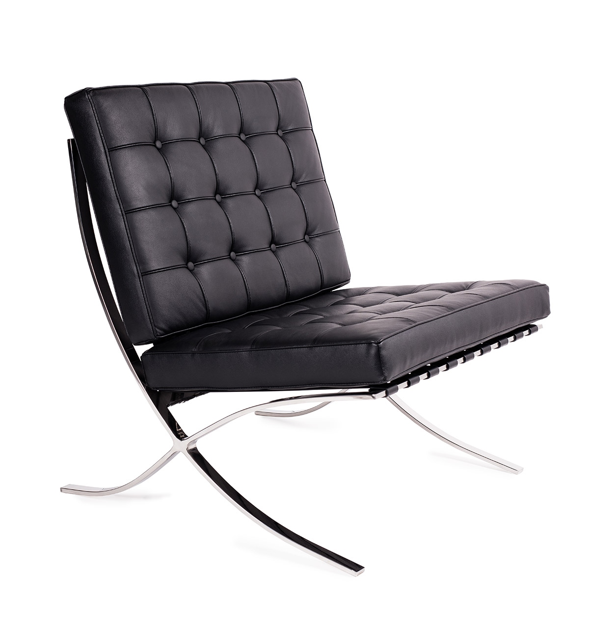 Produse - Fotoliu Barcelon Prestige Plus 75x75x83 cm, Oțel Negru - King Home