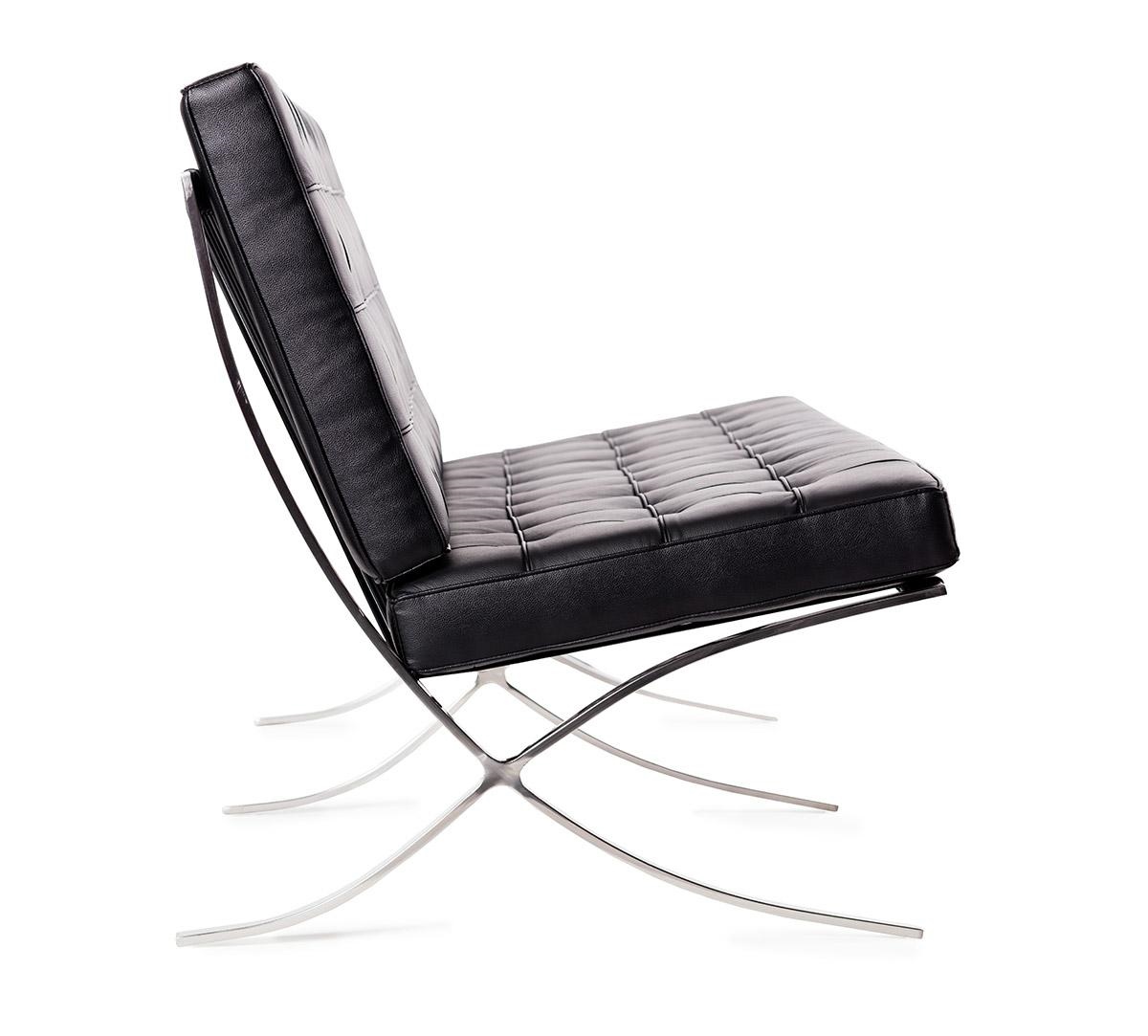 Canapea Barcelon 180x75x85 cm, Piele Naturală Italiană Negru - King Home [6]
