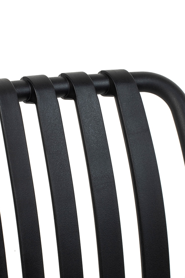 Scaun Strips Arm 56x60x80 cm, Polipropilenă Negru - Modesto Design [6]
