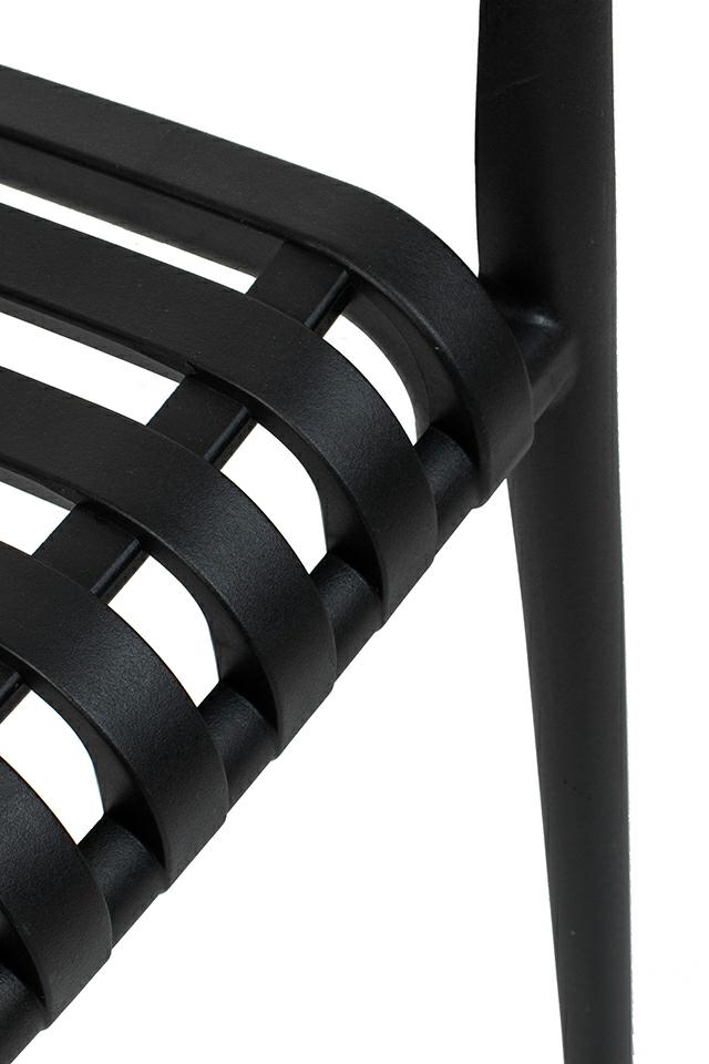 Scaun Strips Arm 56x60x80 cm, Polipropilenă Negru - Modesto Design [7]