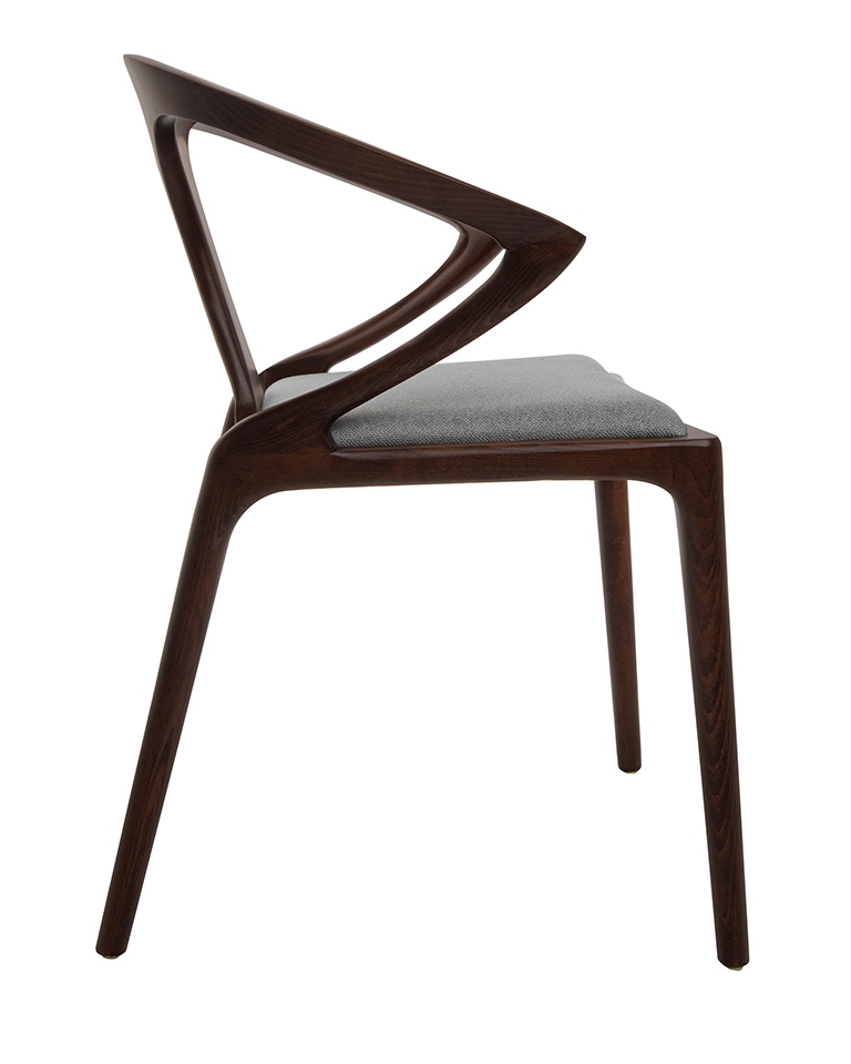 Scaun Inez 57x62x82 cm, Lemn de Nuc - King Home [2]