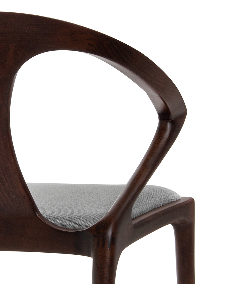 Scaun Inez 57x62x82 cm, Lemn de Nuc - King Home [6]