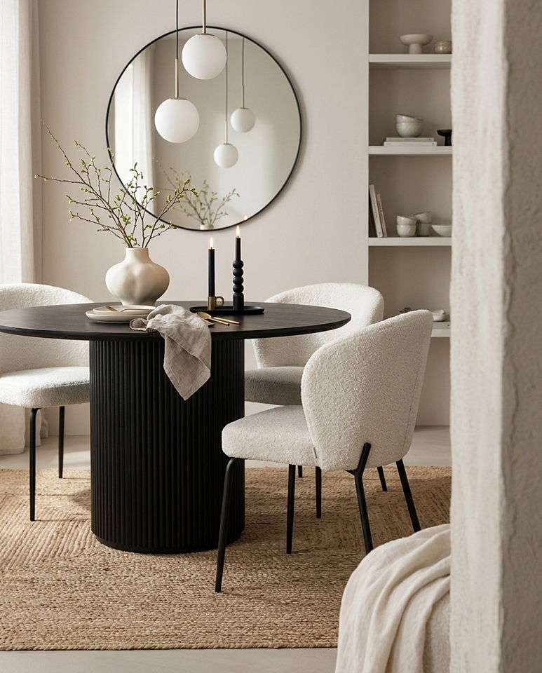 Scaun Greta 56x59x81 cm, Alb - King Home [12]