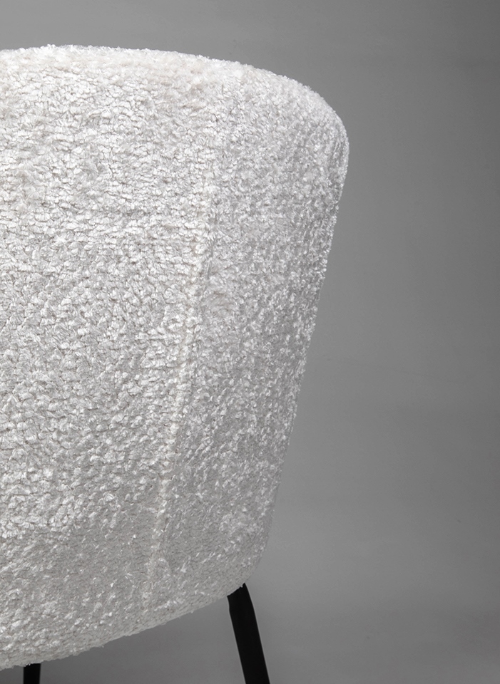 Scaun Greta 56x59x81 cm, Alb - King Home [7]
