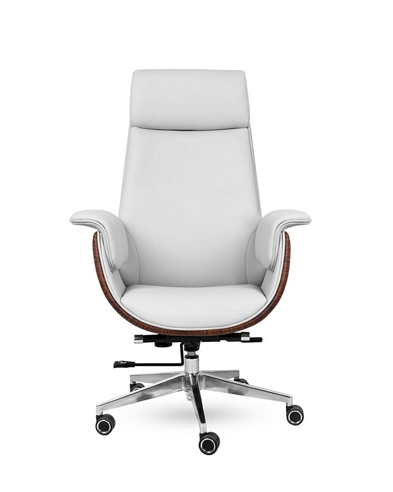 Scaun de Birou Admiral, Piele Ecologică Gri - King Home [6]