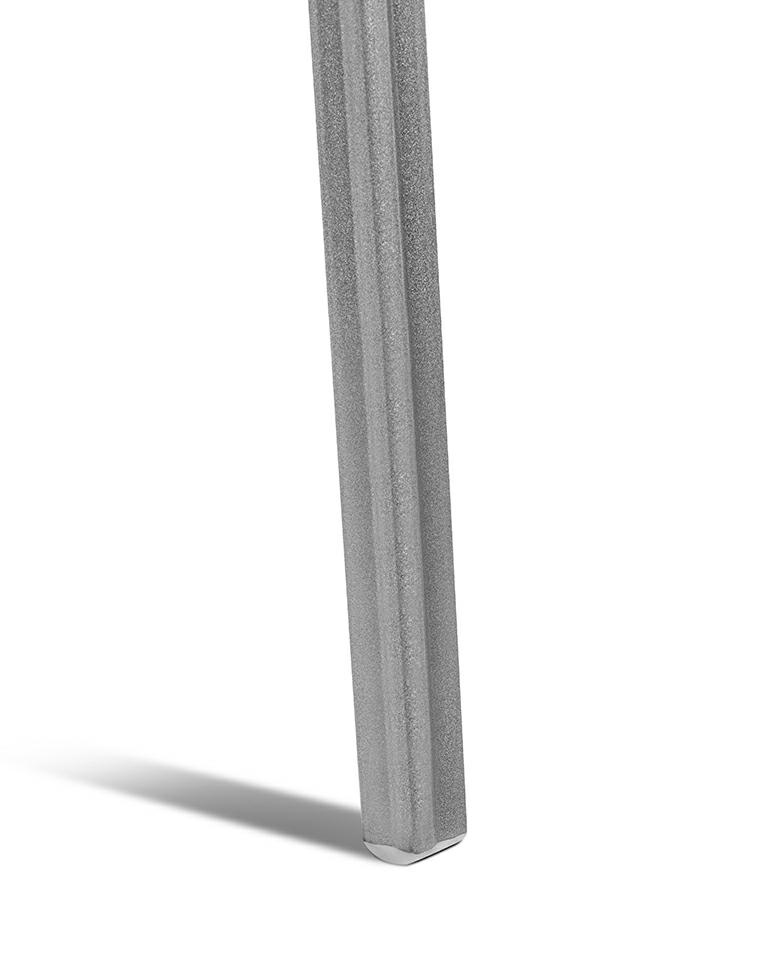 Scaun Ares 46x58x93,5 cm, Oțel Vopsit în Câmp Electrostatic Albastru - King Home [7]