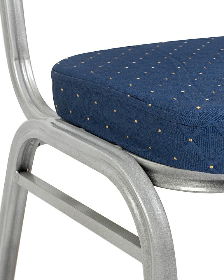 Set de 2 Scaune Ares 46x58x93,5 cm, Țesătură Albastru - King Home [4]
