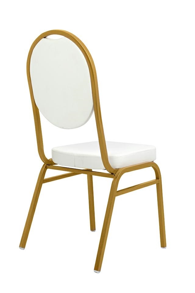 Set de 6 Scaune Hestia 44x56x93,5 cm, Alb - King Home [3]