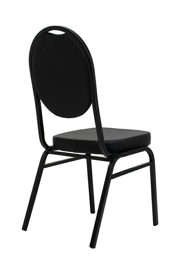 Set de 4 Scaune Hebe 44x56x93,5 cm, Negru - King Home [3]