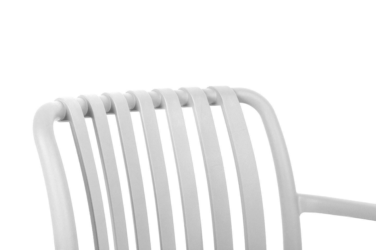 Scaun Strips Arm 56x60x80 cm, Polipropilenă Alb - Modesto Design [3]