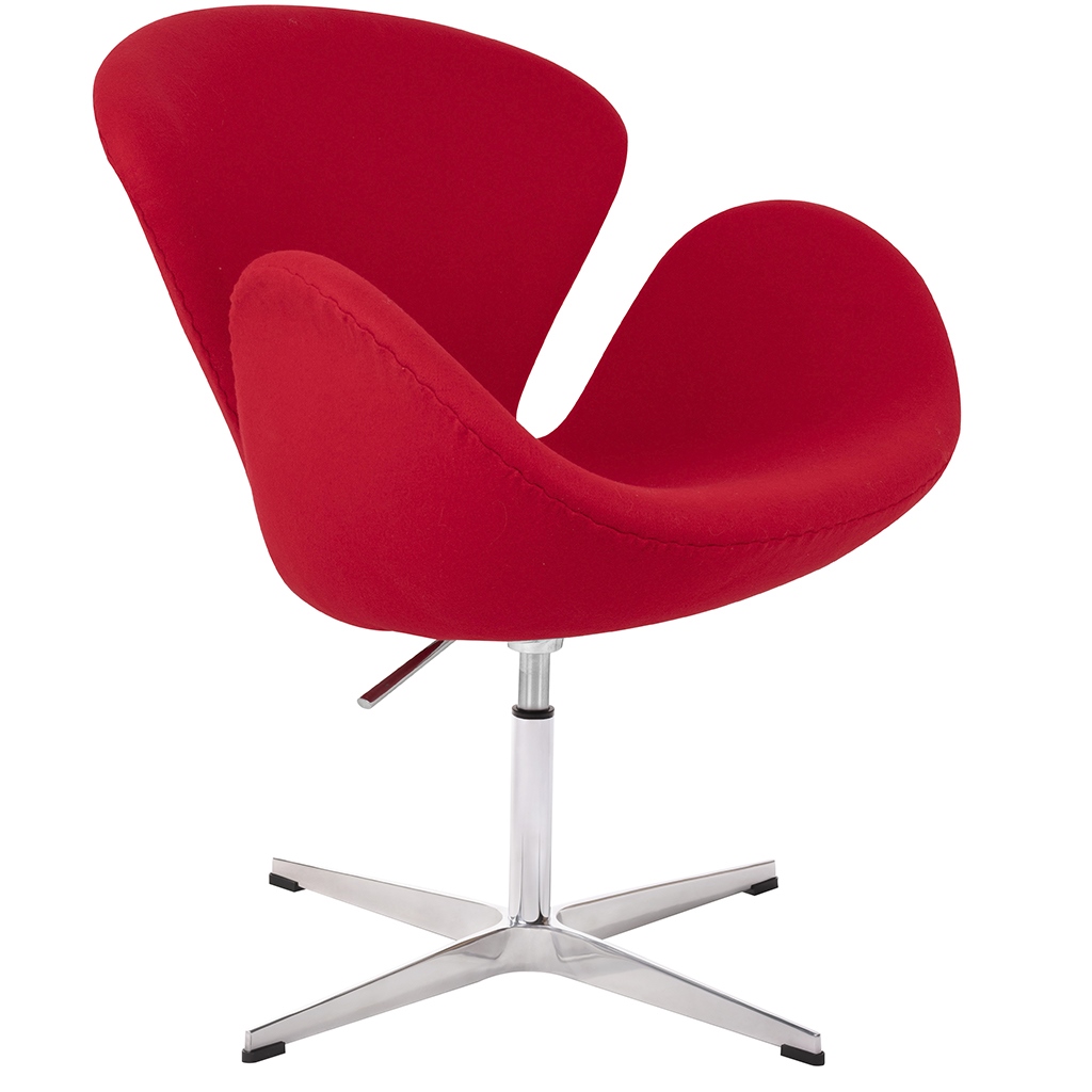 Fotoliu Swan Premium, Roșu - King Home [4]