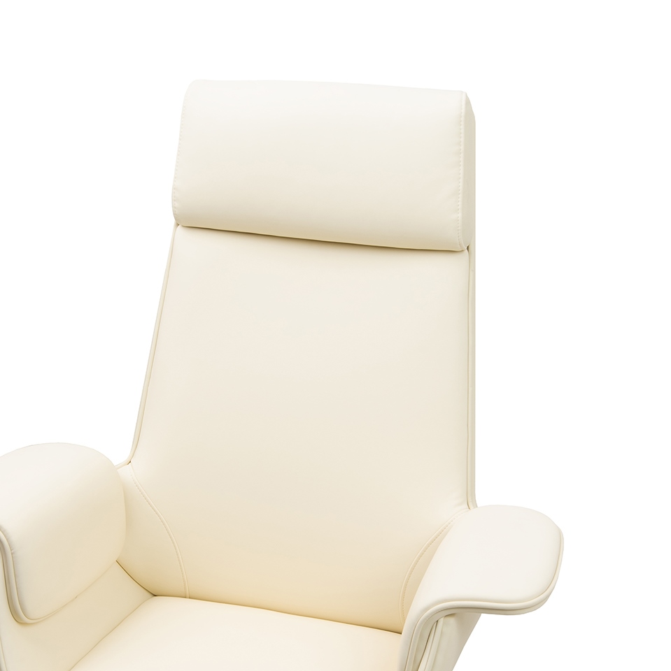Scaun de Birou Admiral, Piele Ecologică Bej - King Home [11]