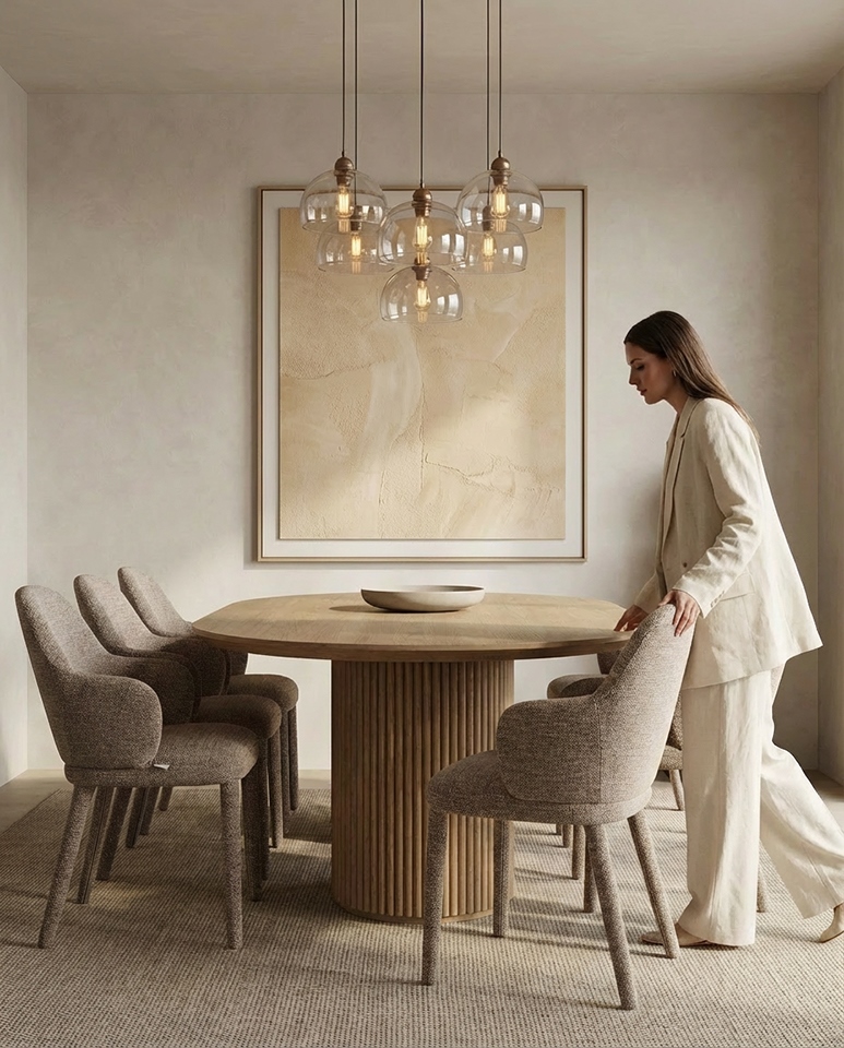 Scaun Akira 45x50x83 cm, Maro/Taupe - King Home [6]