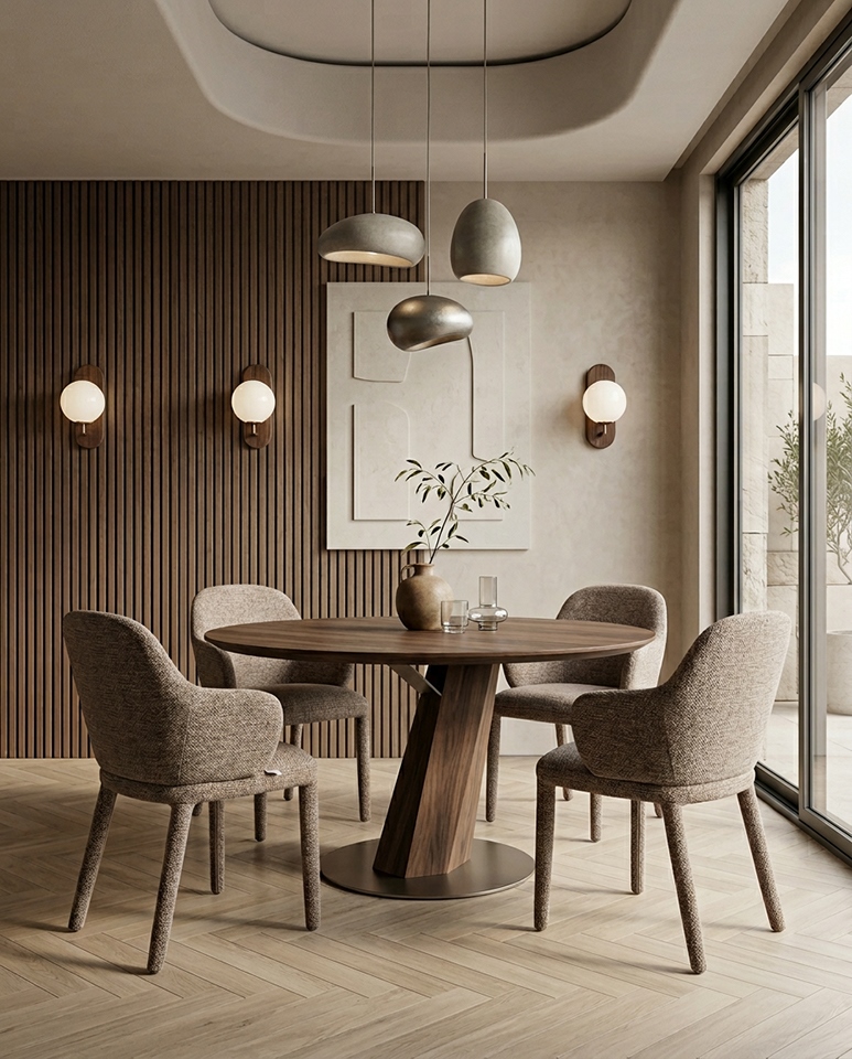 Scaun Akira 45x50x83 cm, Maro/Taupe - King Home [8]