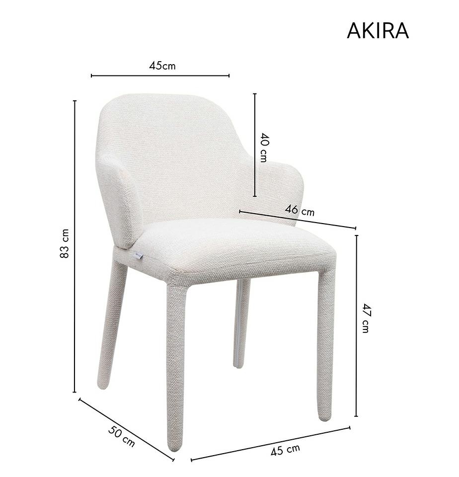 Scaun Akira 45x50x83 cm, Bej - King Home [12]