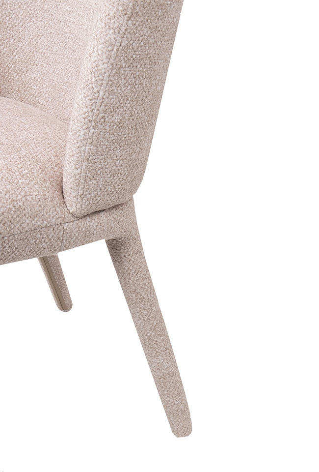 Scaun Tuya 45x53x84 cm, 100% Poliester Bej - King Home [7]